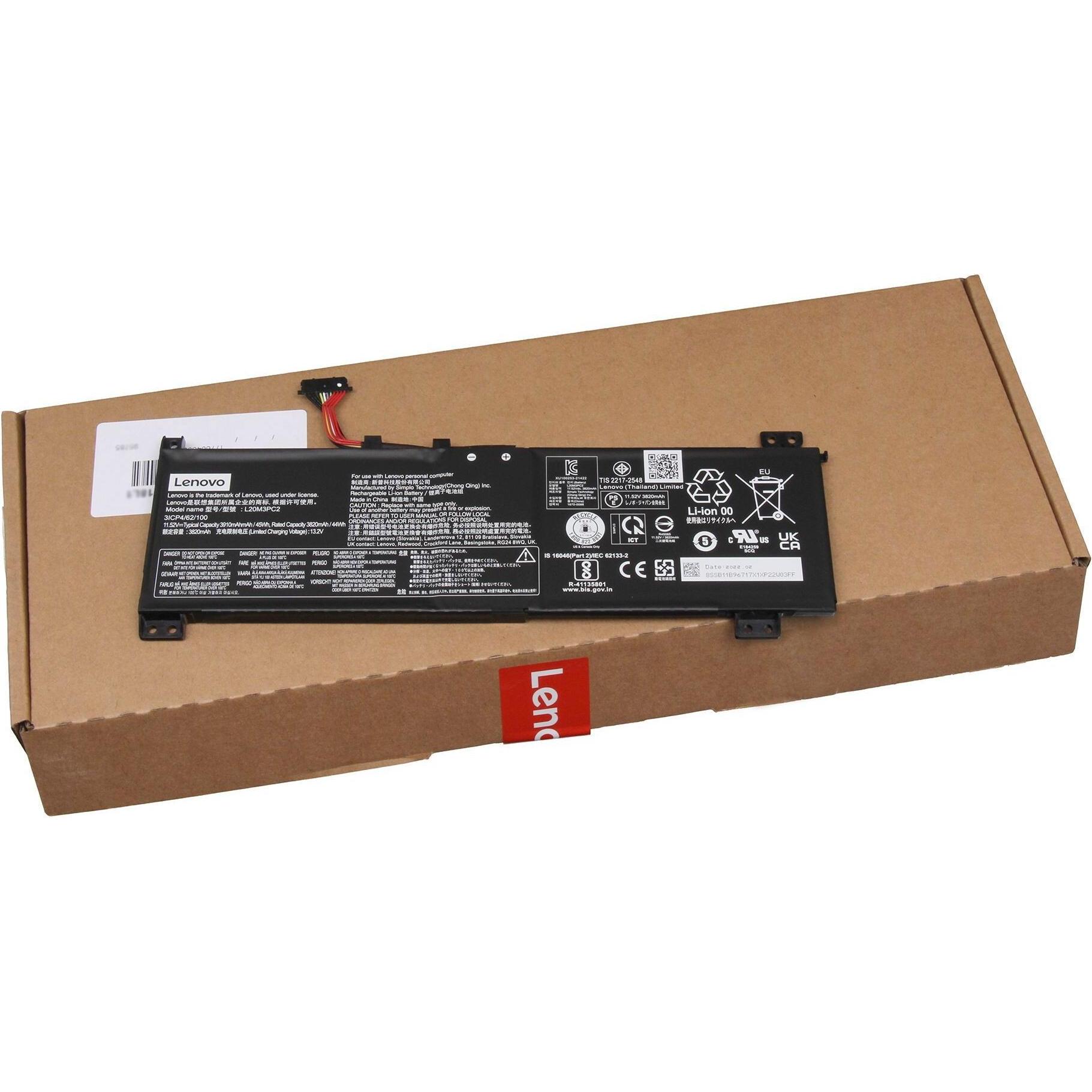 Lenovo 5B11B96719 (3 Zellen, 3910 mAh), Notebook Akku