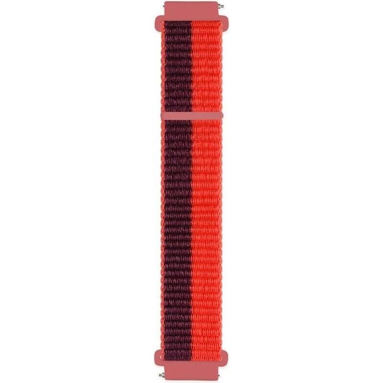 Thumbnail - Strap-it Nylonarmband (20 mm, Nylon, Pacer), Uhrenarmband, Rot, Violett