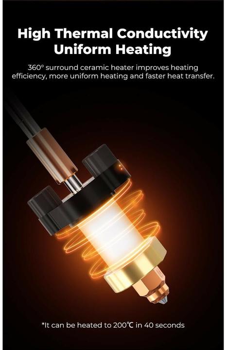 Actual product image Creality Heating element K1 series (Replacement parts)