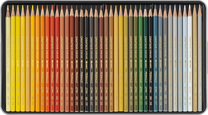 Actual product image Caran d'Ache Prismalo Aquarelle Metallschachtel (Multicoloured, 80 x)