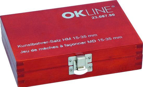 Actual product image OK-Line Kunstbohrer-Satz HM 15-35mm OKLINE (35 mm, 30 mm, 15 mm, 20 mm, 25 mm)