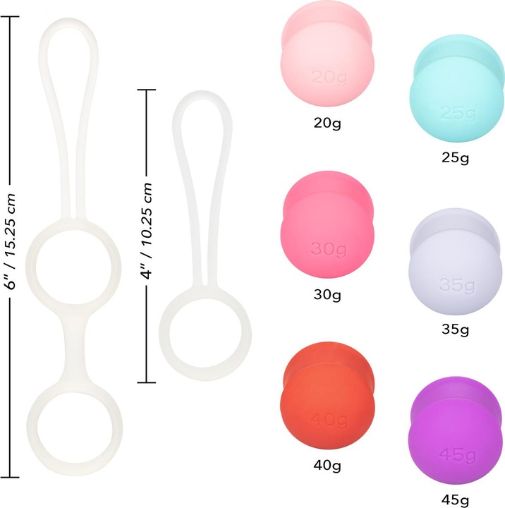 Immagine prodotto CalExotics She-ology® Set di coni pesati intercambiabili