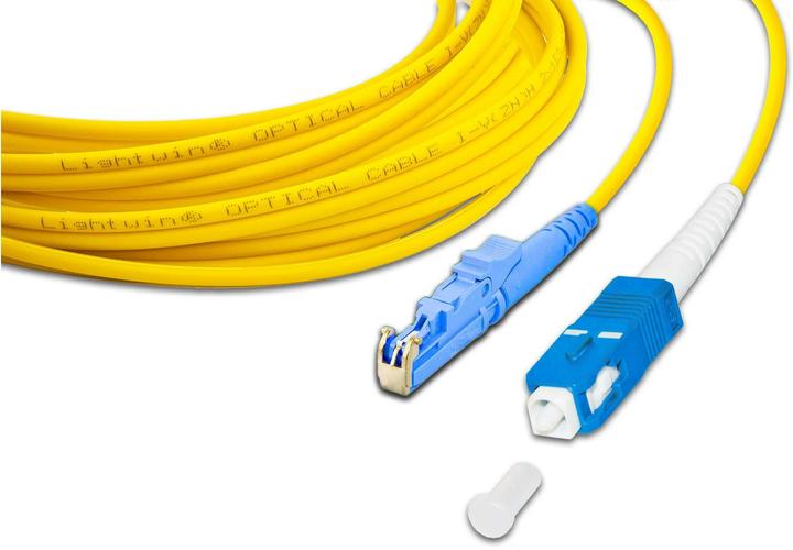 Image du produit Lightwin Câble patch à fibres optiques LSH-SC, monomode, simplex, 2m (S/UTP, CAT6, 2 m)