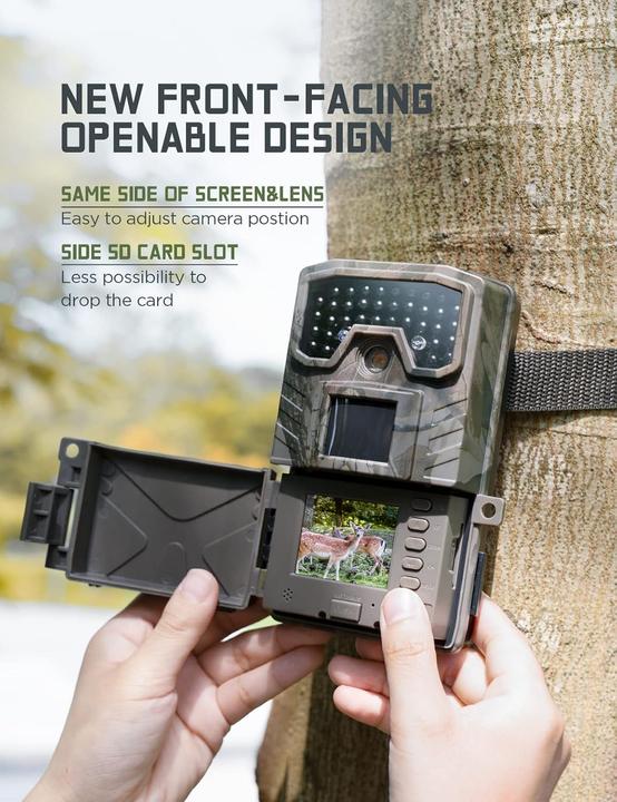 Actual product image Ceyomur Wildkamera mit Nachtsicht und Bewegungsmelder