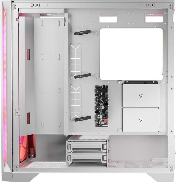 Produktbild Modecom Volcano Expanse S Apex ARGB biała (ATX, mATX, Mini-ITX)
