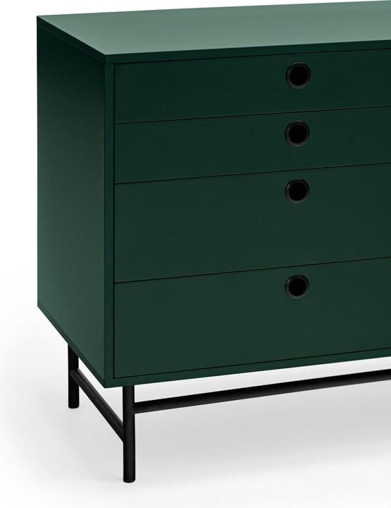 Actual product image Teulat Sideboard Punto Dark Green 150 x 77 cm