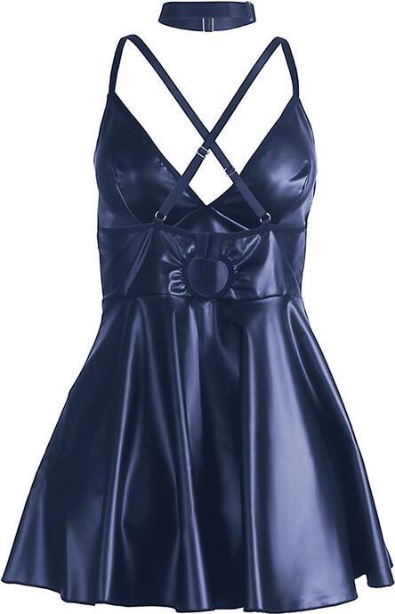 Produktbild Subblime - 955410 KLEID MIT BLAUEN LEDERTRÃ„GERN S/M (S, M)