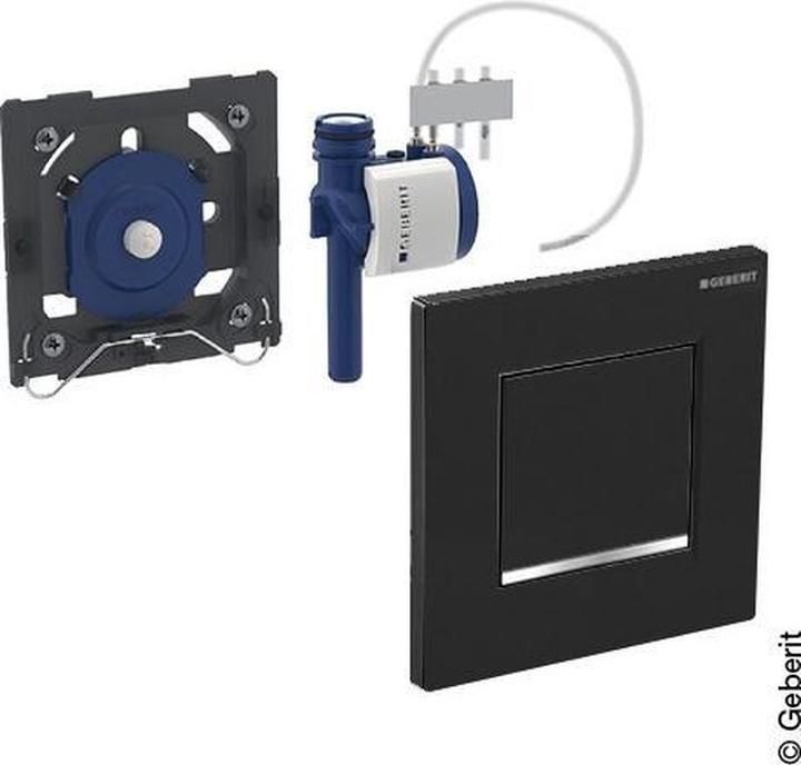 Produktbild Geberit Typ 30 Urinal-Betätigung (schwarz / hochglanz-verchromt)