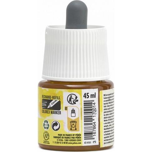 Thumbnail - Pebeo, Künstlerfarbe + Bastelfarbe, Colorex Wassertinte (Gelbe Zitrone, 45 ml)