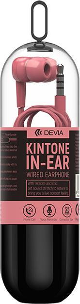 Actual product image Devia Kintone Headset V2 (3.5mm) pink (Cable)