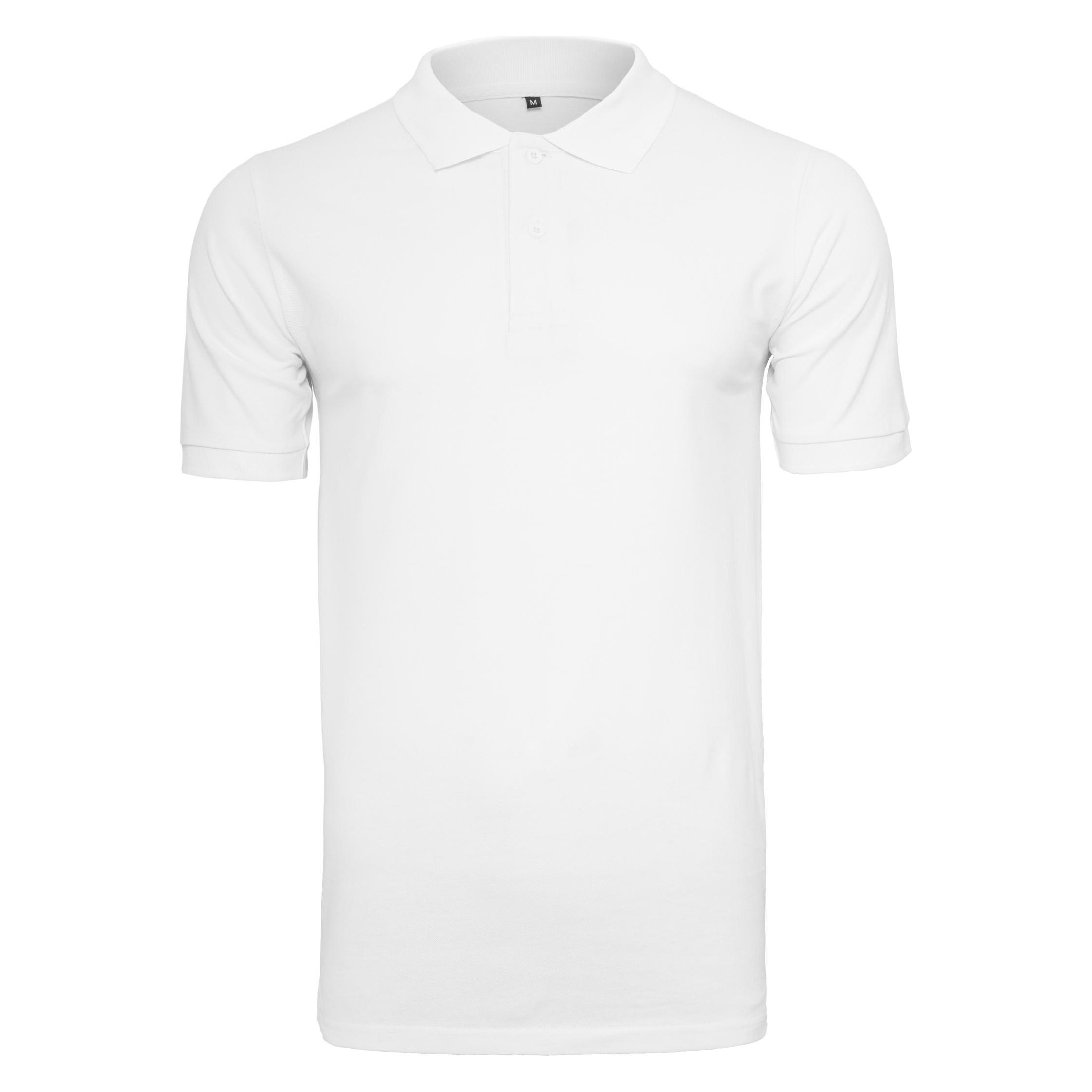 Build Your Brand, Herren, Shirts, Polo Piqué Shirt, Weiss, (Xxl)