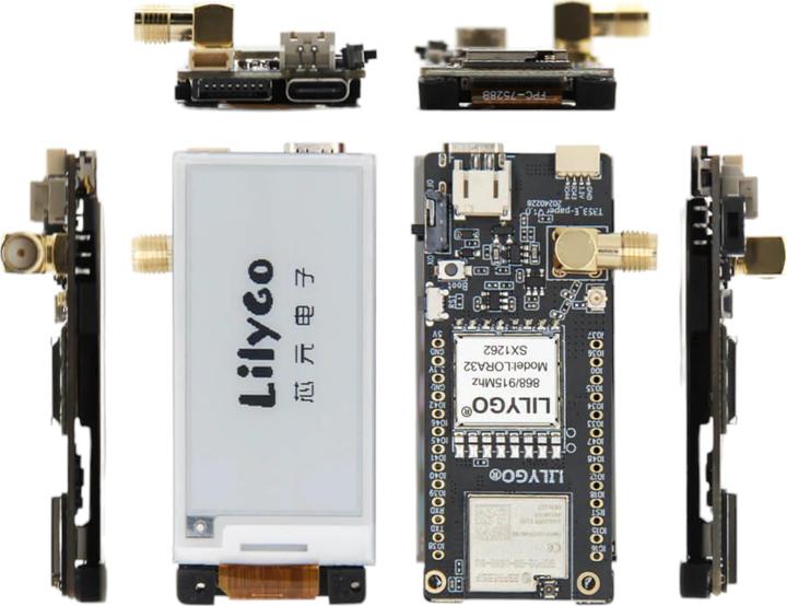 Actual product image Lilygo Lora T3S3 E-Paper ESP32-S3 868Mhz SX1262