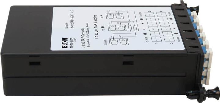 Actual product image Eaton TRIPPLITE Fiber TAP Cassette - Singlemode 4x Duplex LC 70/30 Split