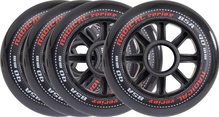 Image du produit Tempish Roues Radical PU 85A noir 90mm (90 mm, 85A)