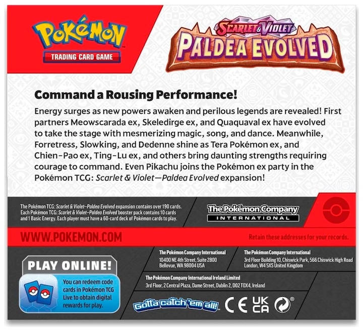 Produktbild Pokémon Paldea Evolved (Englisch, Booster Display)
