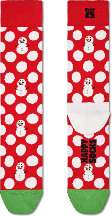 Actual product image Happy Socks Big Dot Snowman (Single pack, 36 - 40)