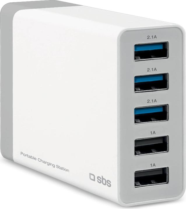 Produktbild SBS Aufladestation 7000 mA mit 5 USB-Anschlüssen