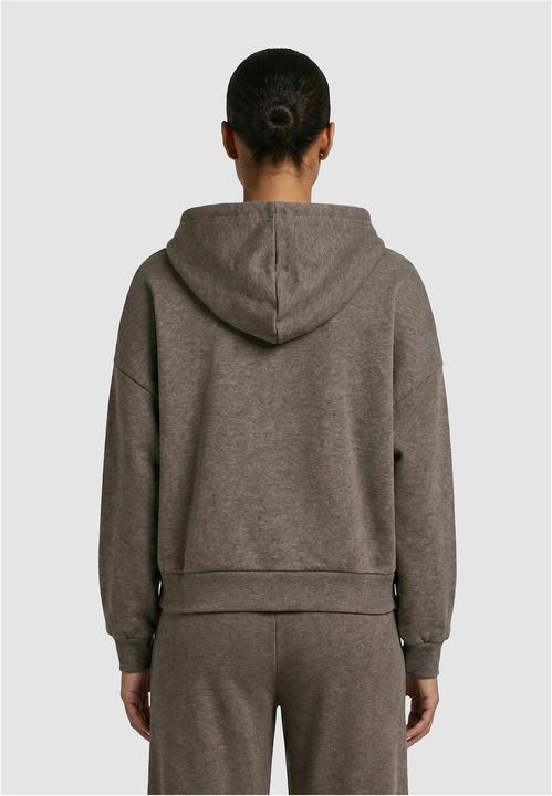 Produktbild Urban Classics Ladies Soft Brushed Knit Zip Hoody brownmelange M (M)