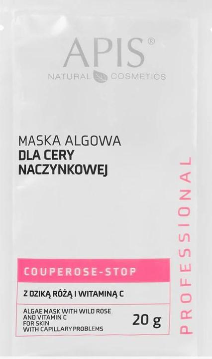 Produktbild Apis Natural Cosmetics Apis - Couperose-Stop Algae Mask algae mask for capillary skin with wild rose and vitamin C 20g (20 g)