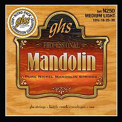 GHS N250 Mandolin Pure Nickel ML (Mandolin), Saiten