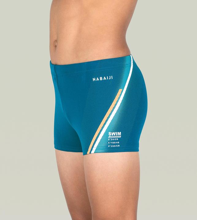 Produktbild Nabaiji Badehose Boxer Jungen - 500 Fitib blau (128)