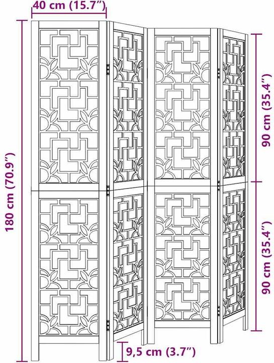 Immagine prodotto vidaXL Paravent