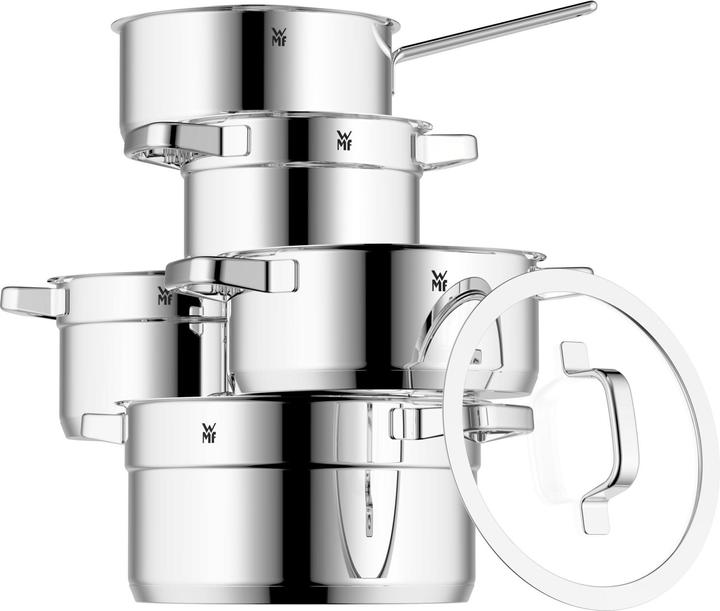 Immagine prodotto WMF Set di pentole Compact Cuisine 5 pezzi (24 cm, Set di pentole e padelle da cucina, Acciaio inossidabile)