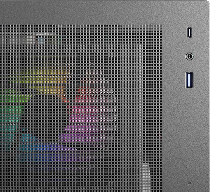 Actual product image LC-Power Case Micro-ATX 717B black USB3.2/Audio,without power supply (ATX, mATX, Mini-ITX)