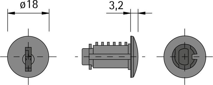 Produktbild Hettich Innenzylinder Prestige 2000 Z23 (Zylinderschlüssel)
