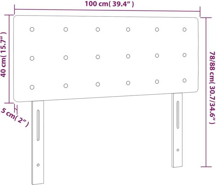 Image du produit VidaXL Kalli (100 x 5 x 78/88 cm)