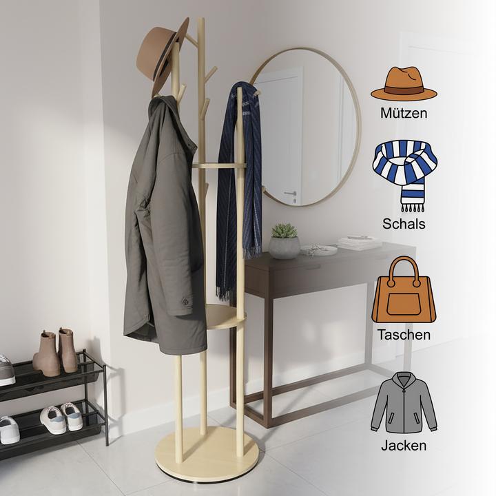 Actual product image Relaxdays Garderobenständer