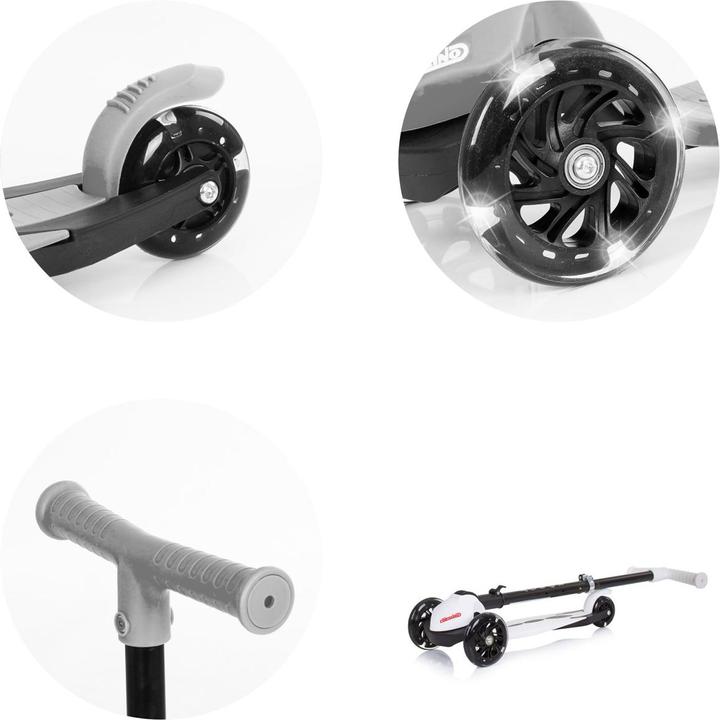 Produktbild Chipolino Kinderroller Robby 3 LED-Räder