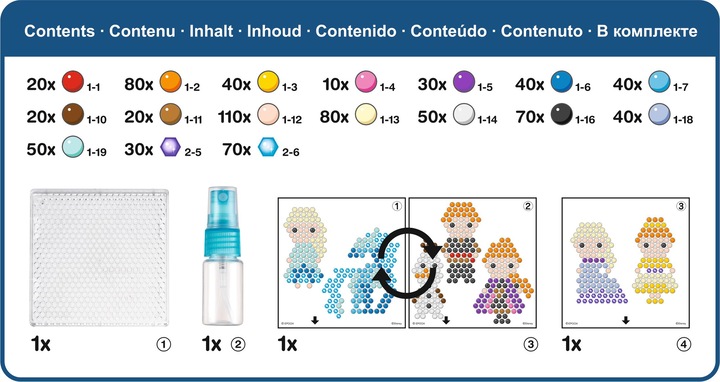 Produktbild Aquabeads Die Eiskönigin 2 Figurenset