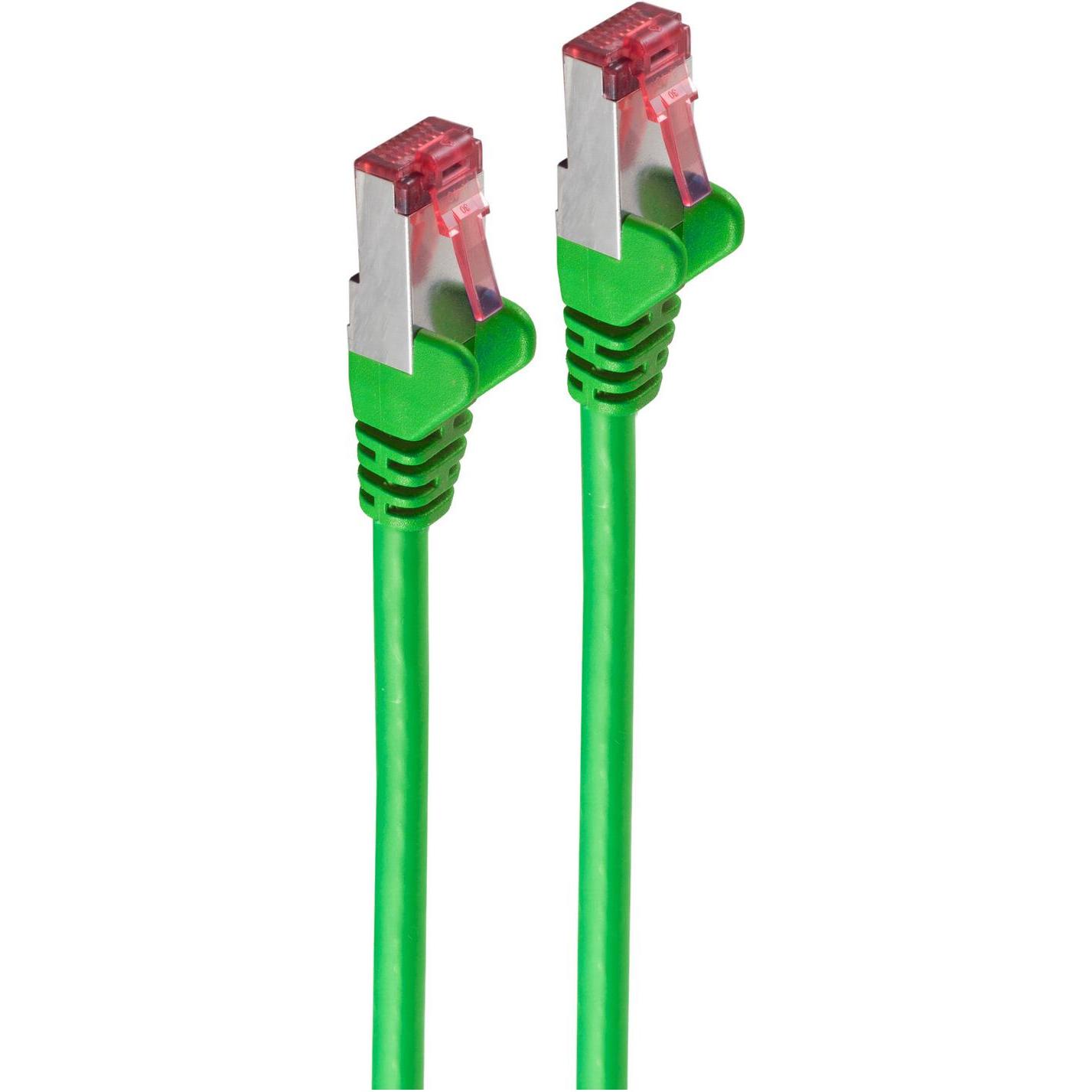 Shiverpeaks BS75711-A0.15G. Kabellänge: 0,15 m, Kabelstandard: Cat6a, Kabelschirmung: S/FTP (S-STP), Anschluss 1 (S/FTP,...