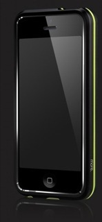 Produktbild more. Armor Metal Bumper für iPhone 5/5S/SE Black/Neon Yellow (Apple iPhone SE, Apple iPhone 5, Apple iPhone 5s)