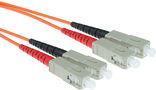 Produktbild ACT 15 meter LSZH Multimode 62.5/125 OM1 fiber patch cable duplex with SC connectors (15 m)