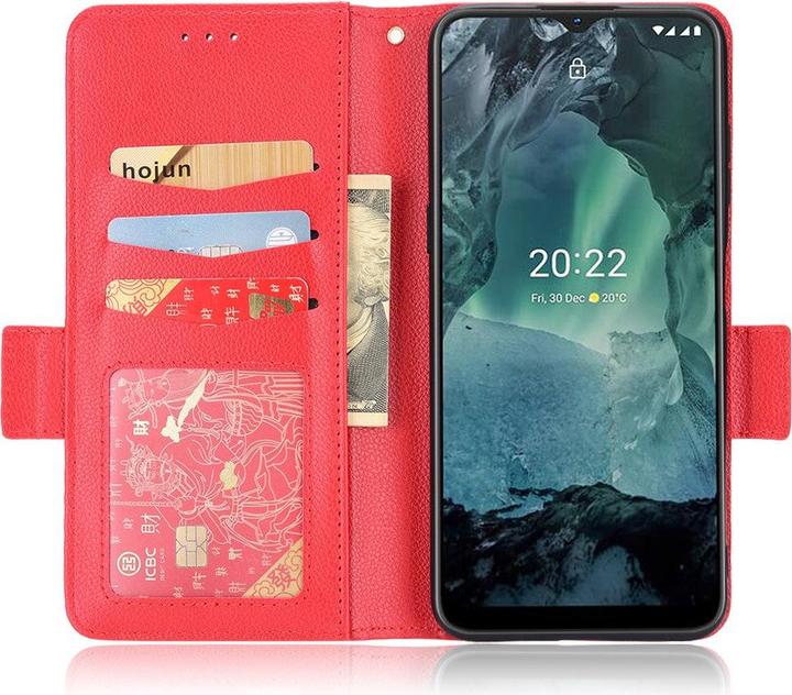 Immagine prodotto Cover-Discount Nokia G11 / G21 - Stand Flip Case Cover rosso (Nokia G11, Nokia G21)