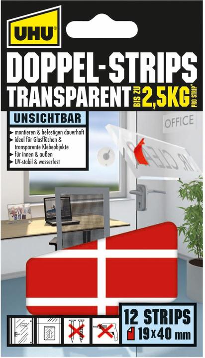 Immagine prodotto UHU Nastro biadesivo Tran (19 mm)