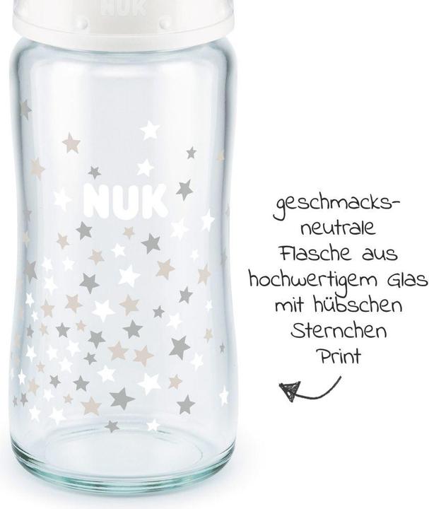 Produktbild NUK First Choice + Glas-Babyflasche (240 ml)