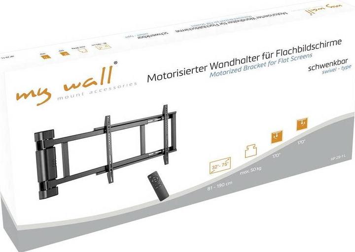 Produktbild myWall my Wall Wandhalter (Wand, 75", 50 kg)