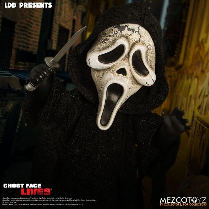 Actual product image Mezco Toys Scream Living Dead Dolls Ghost Face - Zombie Edition