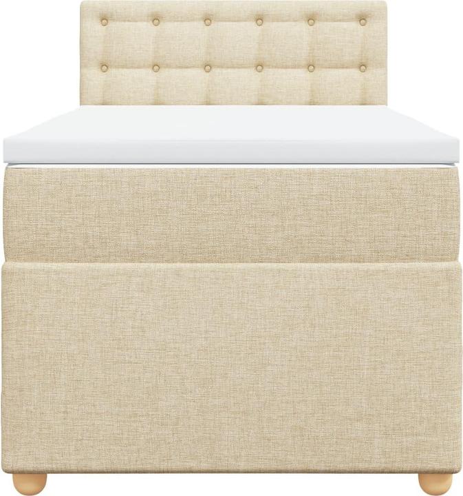 Image du produit vidaXL Bo x lit de saut avec matelas 90 x 190 cm Tissu (90 x 190 cm)