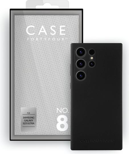 Actual product image Case FortyFour Liquid Silicone Case No.8 black (Samsung Galaxy S23 Ultra)