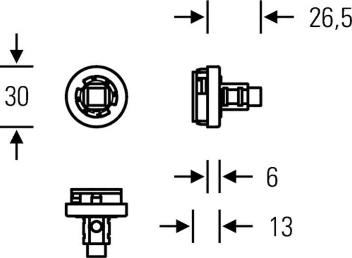 Actual product image FSB Window handle adapter 0105 34 mm (Door set)
