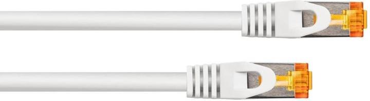Produktbild Varia Cat.7 RJ45 Patchkabel 15m, S/FTP, Weiss, TPE, Kupferleiter (S/FTP, CAT7, 15 m)