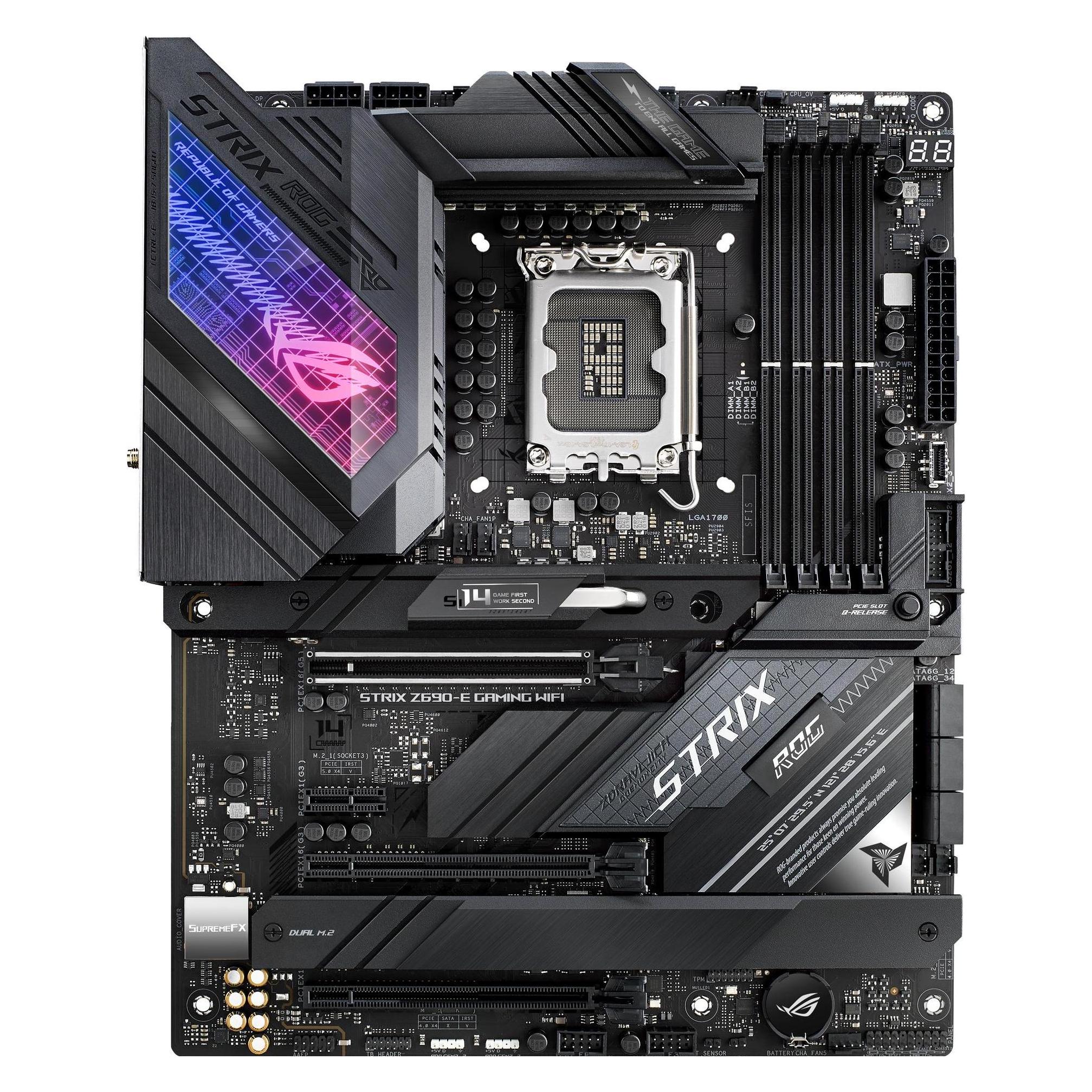 ASUS ROG Strix Z690-E Gaming Wifi (LGA 1700, Intel Z690 (DDR5), ATX), Mainboard