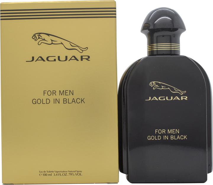 Actual product image Jaguar Gold In Black by Eau de Toilette Spray 100 ml (Eau de toilette, 100 ml)