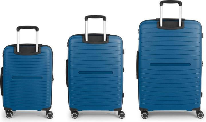 Actual product image Gabol Shinyuu 4-wheel suitcase set 3-piece with stretch fold (220 l)