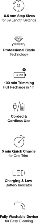 Produktbild Braun Beard Trimmer BT5365 Cordless and corded, Operating time (max) 100 min, Number of length steps 39, L
