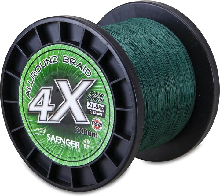 Produktbild Sänger SAENGER 4X Allround Braid (21.80 kg, 0.23 mm)